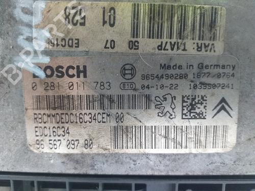 Engine control unit (ECU) PEUGEOT 206 Hatchback (2A/C) 1.4 HDi eco 70 | BP8637603M57 
