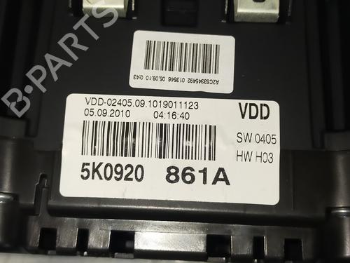 Instrument cluster VW GOLF VI (5K1) 1.6 TDI | BP12430882C47 