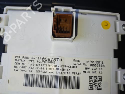 Instrument cluster PEUGEOT 508 I (8D_) 1.6 HDi | BP9848135C47