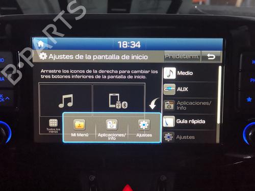 Multifunctionele display HYUNDAI i30 (PDE, PD, PDEN)  | BP29401411C48 