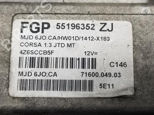 Motorstyringsenhet OPEL CORSA C (X01) 1.3 CDTI (F08, F68) (70 hp) 20933589