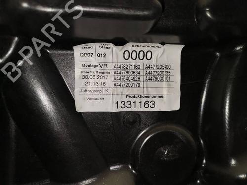 Used Front right window mechanism Front right window mechanism MERCEDES-BENZ VITO Van (W447) 116 CDI 4x4 (447.601, 447.603, 447.605) (163 hp) 40153642 40153642