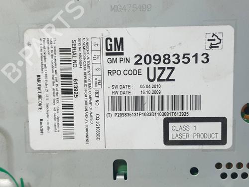 Radio OPEL ASTRA J (P10)  | BP16676753E6 