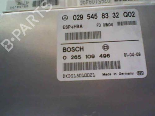 Used ESP ECU MERCEDES-BENZ A-CLASS (W168) A 140 (168.031, 168.131) (82 hp) 3169491