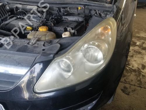 Used Left headlight OPEL CORSA D (S07) [2006-2015]  19645944
