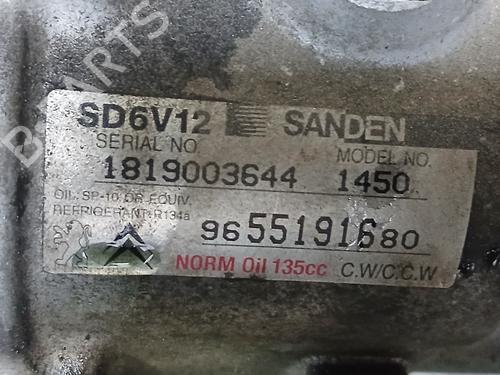 Used AC compressor AC compressor CITROËN C2 (JM_) 1.4 HDi (68 hp) 34138472 34138472