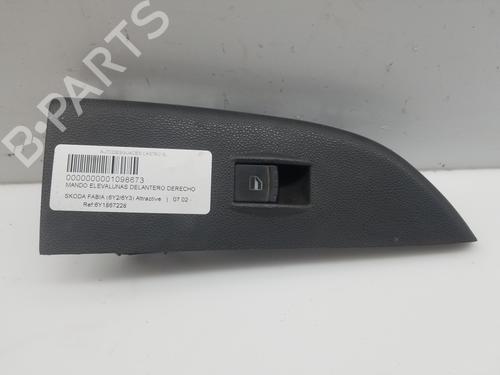 Used Right front window switch SKODA FABIA I (6Y2) [1999-2008]  17063026