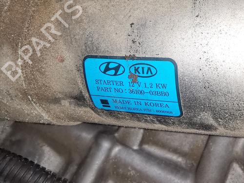 Startmotor KIA RIO IV (YB, SC, FB) [2017-2025]  31015429