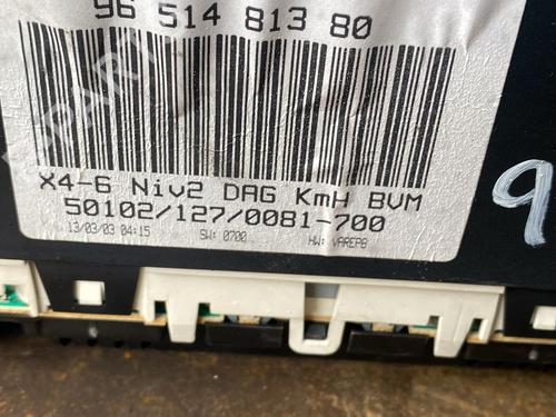 Used Instrument cluster CITROËN C5 I (DC_) [2001-2005]  30974299