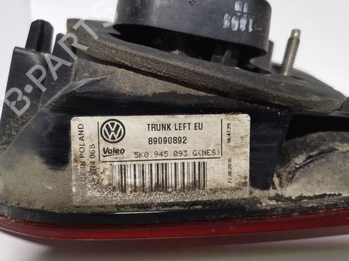 Left tailgate light VW GOLF VI (5K1) 1.6 TDI | BP12430946C79 