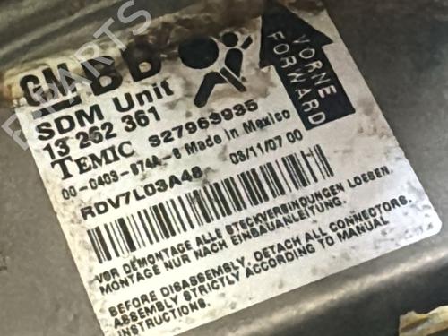Used ECU airbags ECU airbags OPEL CORSA D (S07) [2006-2015] 34553972 34553972