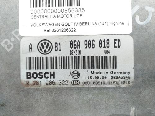 Engine control unit (ECU) VW GOLF IV (1J1) 2.0 | BP9730607M57 