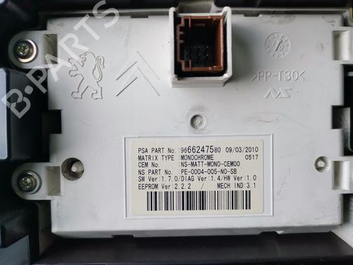 Instrument cluster PEUGEOT 5008 (0U_, 0E_)  | BP29807263C47 