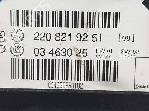 Switch MERCEDES-BENZ S-CLASS (W220, V220) S 320 CDI (220.026, 220.126) | BP15245244I30 