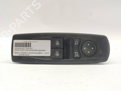 Used Left front window switch Left front window switch RENAULT MEGANE III Coupe (DZ0/1_) [2008-2016] 36239517 36239517