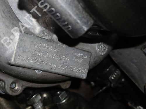 Turbo/Compresor CITROËN C5 III (RD_) 1.6 HDi 110 (RD9HZC) (109 hp) 30882353