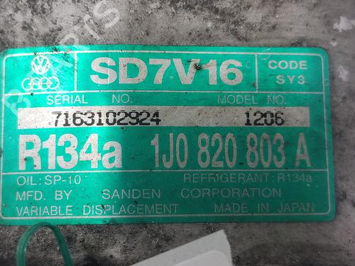 AC compressor VW GOLF IV (1J1)  | BP18748635M34 