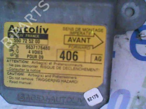 Used ECU airbags PEUGEOT 406 (8B) 2.0 HDI 90 (90 hp) 3165211