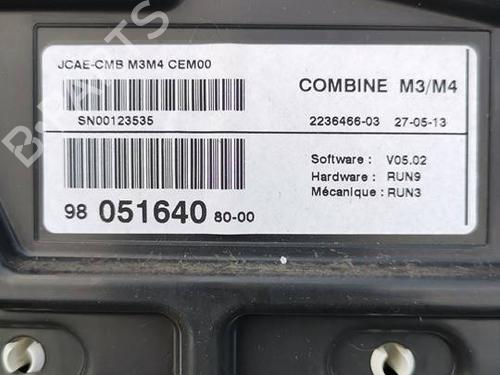 Instrument cluster CITROËN C-ELYSEE (DD_) 1.2 VTi 72 (DDHMY0) | BP40205722C47 - Image 3