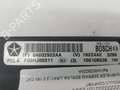Electronic module CHRYSLER SEBRING (JR) 2.0 | BP16959418M83 