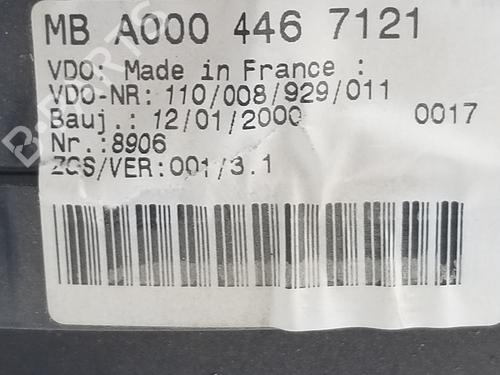Instrument cluster MERCEDES-BENZ SPRINTER 4,6-t Platform/Chassis (B906) 411 CDI (906.153, 906.155, 906.253, 906.255) | BP28386346C47
