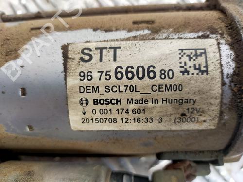 Used Starter PEUGEOT 2008 I (CU_) 1.6 BlueHDi 100 (100 hp) 10962333
