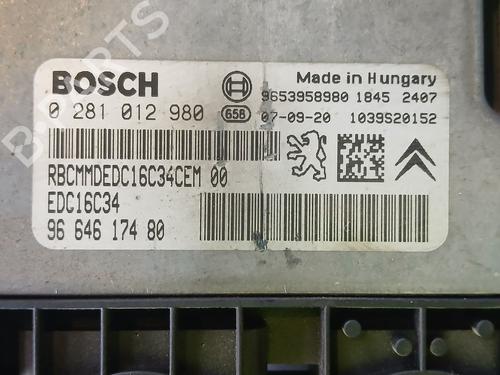 Used Engine control unit (ECU) CITROËN C4 Grand Picasso I (UA_) 1.6 HDi (109 hp) 31309409