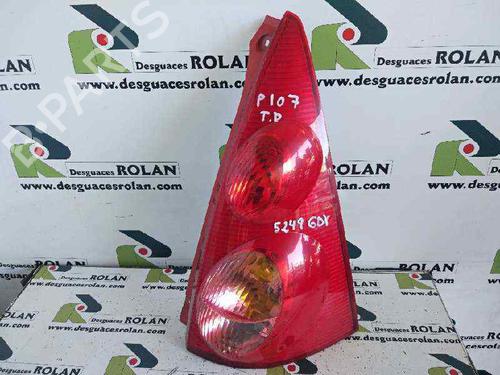 Used Right taillight PEUGEOT 107 (PM_, PN_) 1.4 HDi (54 hp) 4056212