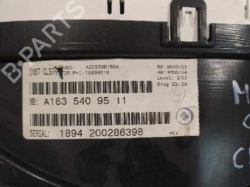 Kombiinstrument MERCEDES-BENZ M-CLASS (W163) ML 400 CDI (163.128) | BP6013897C47 