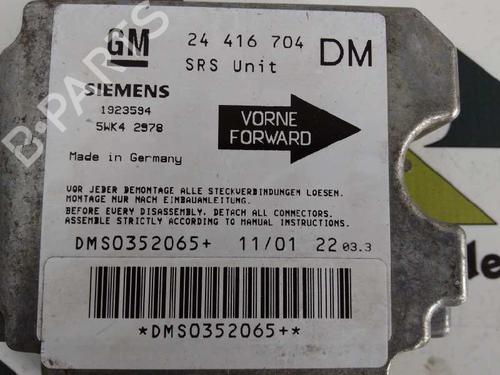Kollisjonspute styreenhet OPEL ASTRA G Hatchback (T98)  | BP4062593M53 