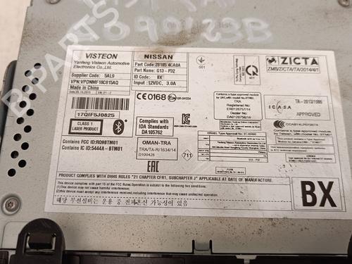 Radio NISSAN QASHQAI II SUV (J11, J11_) 1.6 dCi ALL MODE 4x4-i | BP12546957E6 