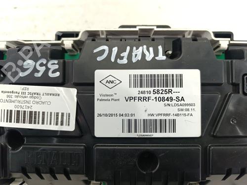 Instrument cluster RENAULT TRAFIC III Van (FG_) 1.6 dCi 115 (FGMD) | BP31814633C47 - Image 3