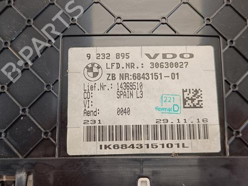 Instrument cluster BMW 3 Gran Turismo (F34) 325 d | BP13809082C47 