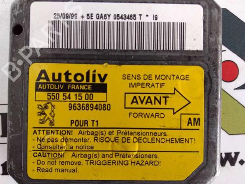 Kollisjonspute styreenhet PEUGEOT 206 Hatchback (2A/C)  | BP4062608M53 