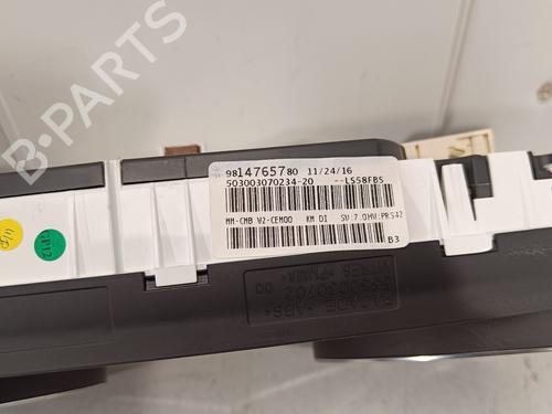 Instrument cluster PEUGEOT 508 I (8D_) 2.0 BlueHDi 150 | BP10911396C47 