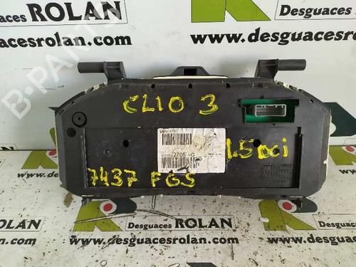 Instrument cluster RENAULT CLIO III (BR0/1, CR0/1) 1.5 dCi (C/BR0G, C/BR1G) | BP4057026C47 