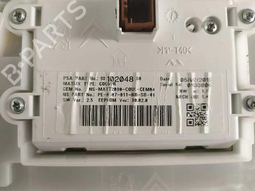 Instrument cluster PEUGEOT 2008 I (CU_) 1.6 HDi | BP4057983C47 