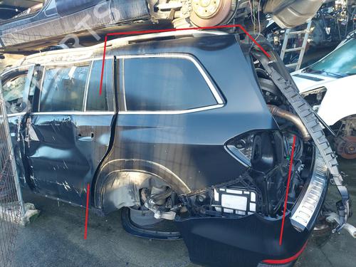 Used Left rear fenders MERCEDES-BENZ GL-CLASS (X166) GL 350 CDI / BlueTec 4-matic (166.823, 166.824) (258 hp) 31291319