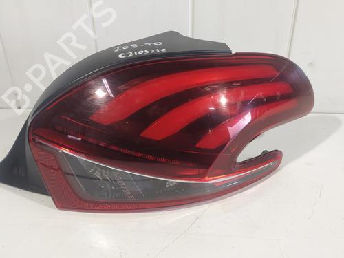 Used Right taillight PEUGEOT 208 I (CA_, CC_) 1.0 VTi (68 hp) 7566173