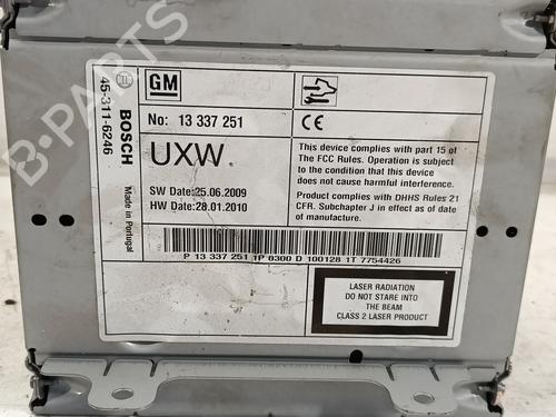 Radio OPEL INSIGNIA A (G09) 2.0 CDTI (68) | BP10296612E6 