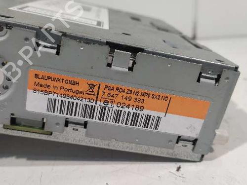 Radio PEUGEOT 607 (9D, 9U) 2.2 HDi | BP6812110E6 