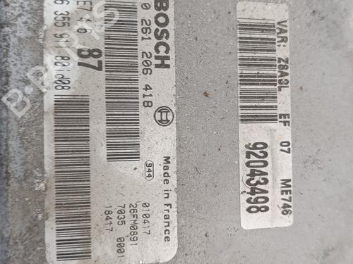 Engine control unit (ECU) PEUGEOT 607 (9D, 9U) 3.0 V6 24V | BP13583271M57