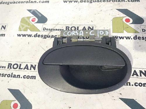 Used Front right exterior door handle OPEL CORSA C (X01) [2000-2009]  4053873
