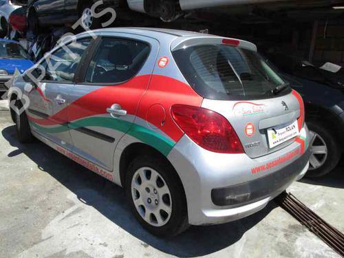 Rear right lock PEUGEOT 207 (WA_, WC_)  | BP6433777C99 