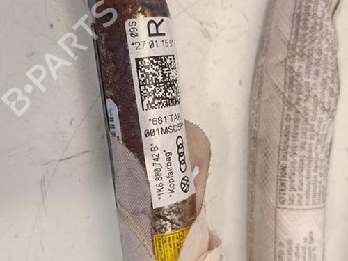 Right curtain airbag VW SCIROCCO III (137, 138) 1.4 TSI | BP18057542C12 