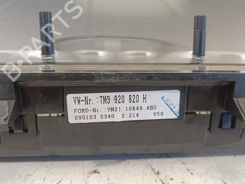 Instrument cluster VW SHARAN (7M8, 7M9, 7M6)  | BP22532623C47 