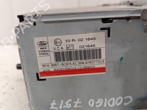 Radio FORD FUSION (JU_) 1.4 TDCi | BP11631979E6 