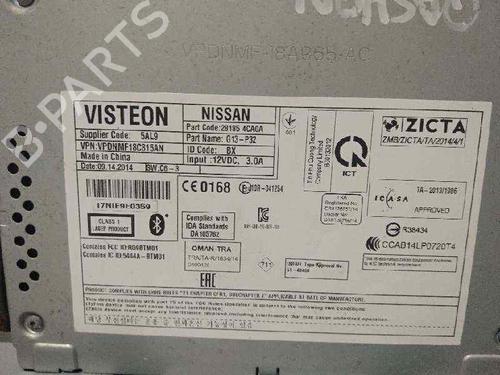 Radio NISSAN QASHQAI II (J11, J11_) 1.5 dCi | BP4058970E6