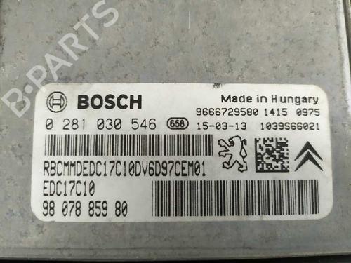 Engine control unit (ECU) PEUGEOT 2008 I (CU_) 1.6 HDi | BP4057960M57 