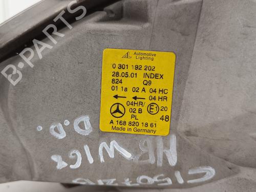 Right headlight MERCEDES-BENZ A-CLASS (W168) A 140 (168.031, 168.131) | BP11059768C29 